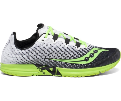 Tenis Saucony Type A9 Hombre Zapatillas Running Blancas / Slime México MX-438-VZ